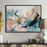 Delicate Brushstrokes Abstract Painting V - Abstract Canvas Wall Art