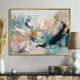 Delicate Brushstrokes Abstract Painting V - Abstract Canvas Wall Art