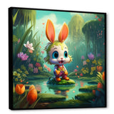 Cute Bunny - Rabbit Bedroom Wall Art