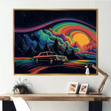 Black And Blue The Art Of Muscle - Cars American Muscle Canvas Wall Art