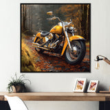Trailblazing Motorcycle Adventure - Motorcycle Canvas Wall Art