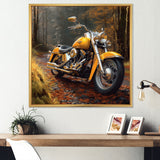 Trailblazing Motorcycle Adventure - Motorcycle Canvas Wall Art