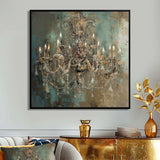 Grand Chandelier Showcase III - Fashion Canvas Wall Art