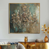 Grand Chandelier Showcase III - Fashion Canvas Wall Art