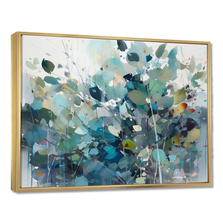 Green Leaf Foliage III - Floral Canvas Wall Art