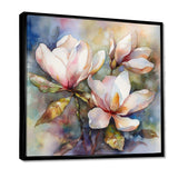 Pink Magnolia Symphony III - Floral Canvas Wall Art