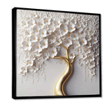 White Orchid Tree Garden Of Branches VIII - Landscapes Canvas Wall Art