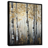 Birch Tree Forest Wonderland V - Landscapes Canvas Wall Art