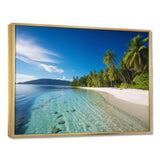 Ocean Blue Paradise - Landscapes Canvas Wall Art