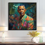 Obama Miami Vibes I - People Canvas Wall Art