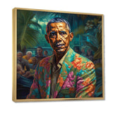 Obama Miami Vibes I - People Canvas Wall Art