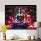 Starlight Buddha I - Spiritual Canvas Wall Art