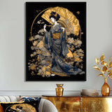 Elegant Japanese Woman VI - Fashion Canvas Wall Art