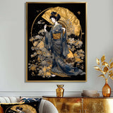 Elegant Japanese Woman VI - Fashion Canvas Wall Art