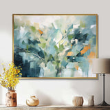 Blue Botanical Garden III - Abstract Canvas Wall Art