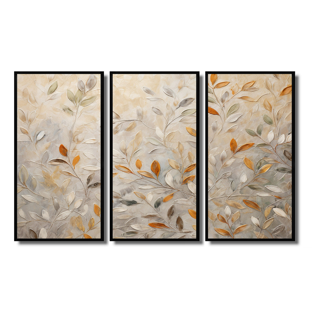 Beige Botanical Impressions I - Multi-Panels