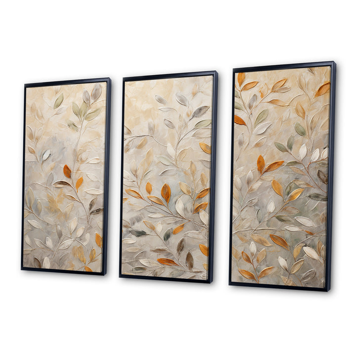 Beige Botanical Impressions I - Multi-Panels