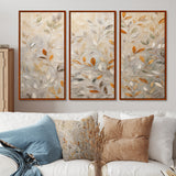 Beige Botanical Impressions I - Multi-Panels