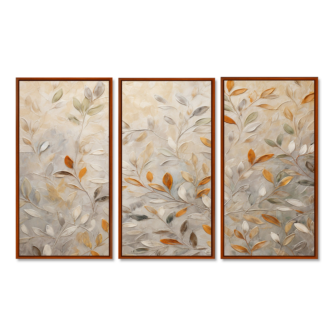 Beige Botanical Impressions I - Multi-Panels