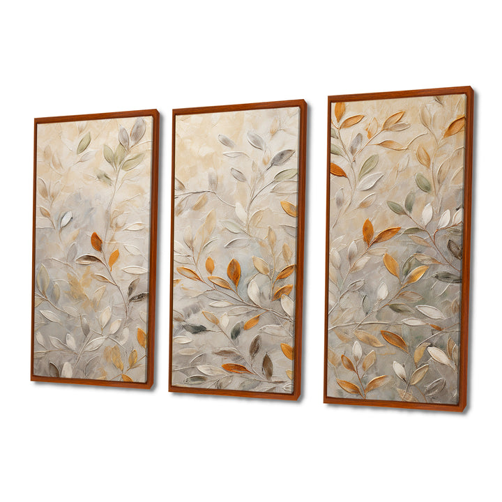 Beige Botanical Impressions I - Multi-Panels