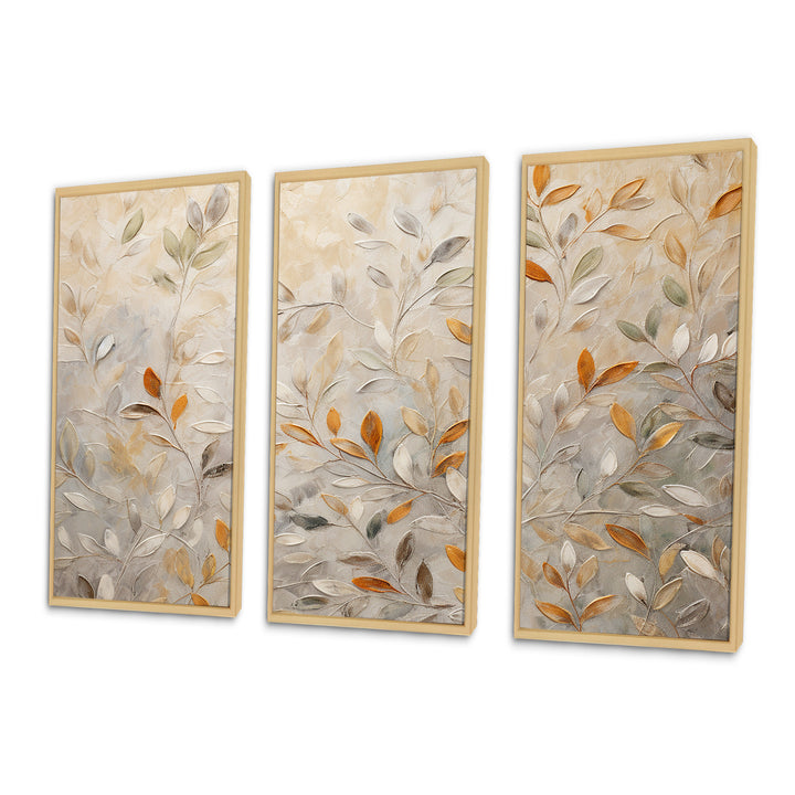 Beige Botanical Impressions I - Multi-Panels