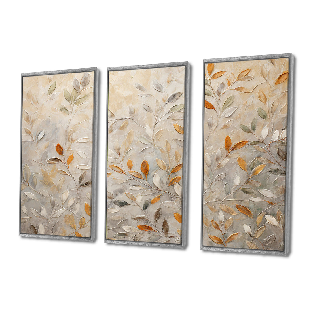 Beige Botanical Impressions I - Multi-Panels