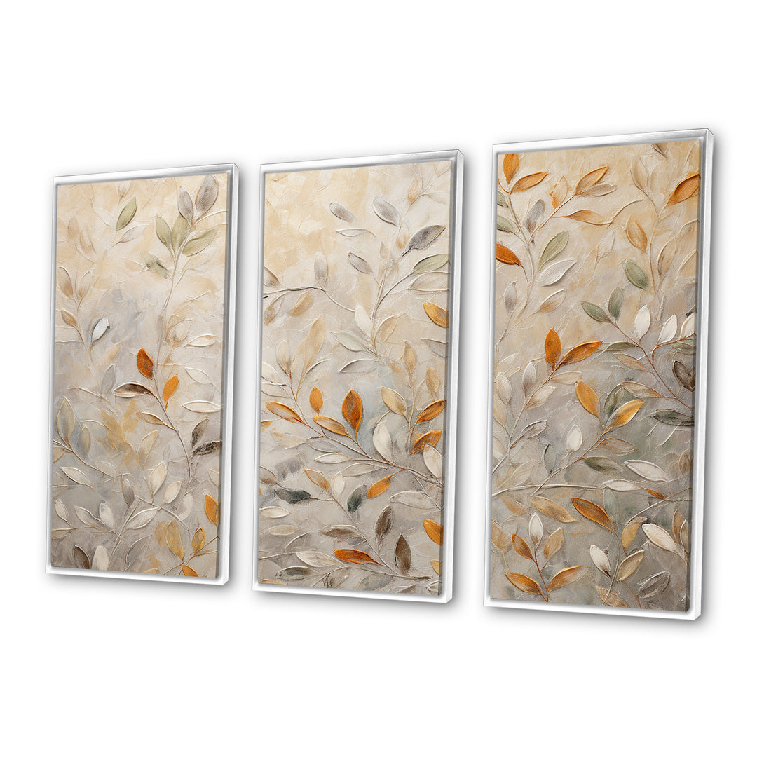 Beige Botanical Impressions I - Multi-Panels