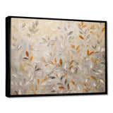 Beige Botanical Impressions I - Abstract Canvas Wall Art