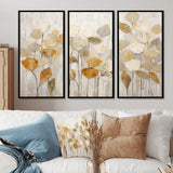 Beige Botanical Impressions II - Multi-Panels