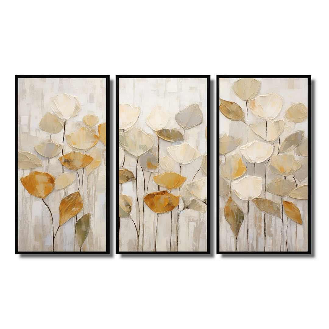Beige Botanical Impressions II - Multi-Panels