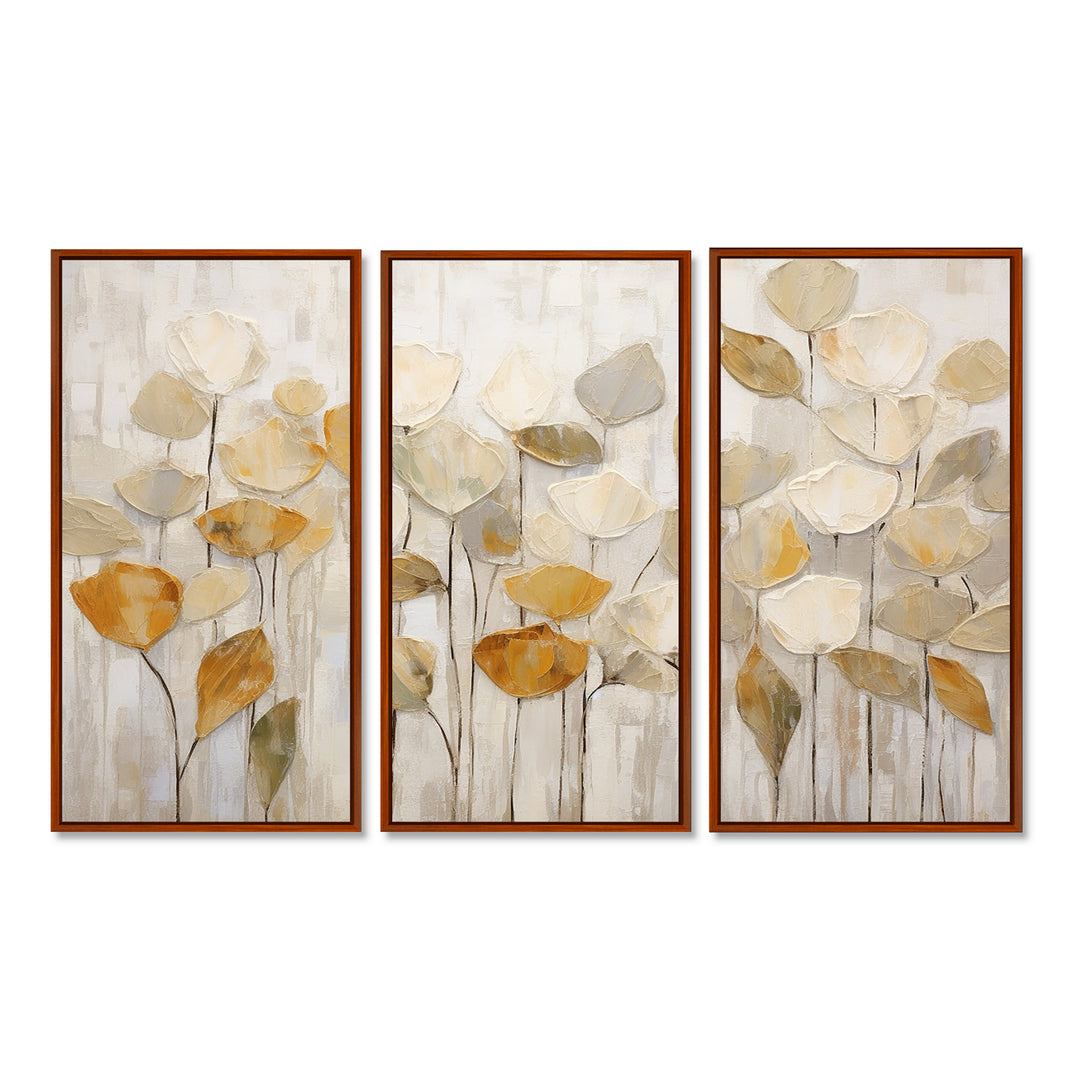 Beige Botanical Impressions II - Multi-Panels