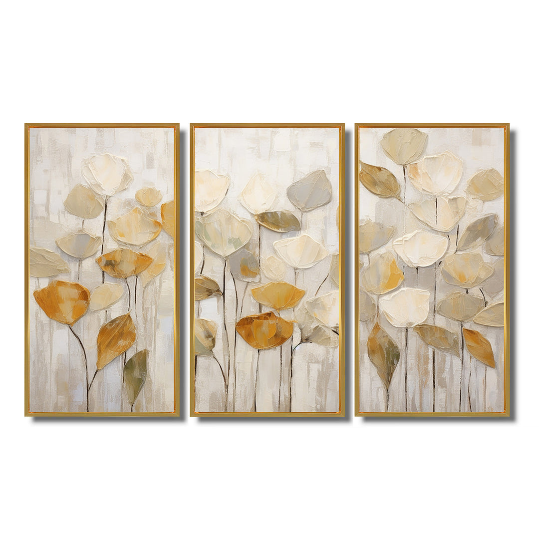 Beige Botanical Impressions II - Multi-Panels