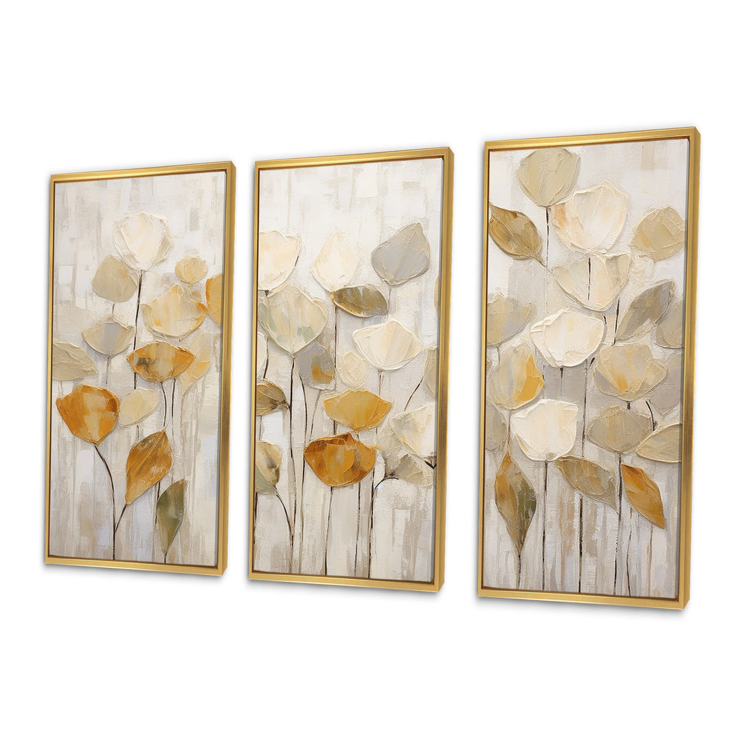 Beige Botanical Impressions II - Multi-Panels
