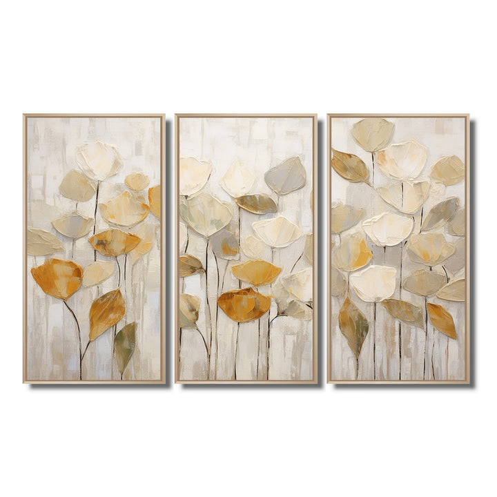 Beige Botanical Impressions II - Multi-Panels
