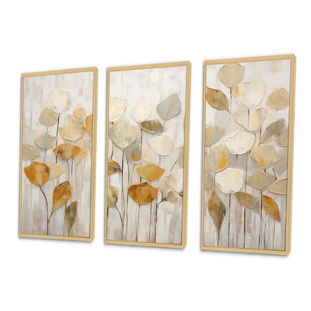 Beige Botanical Impressions II - Multi-Panels