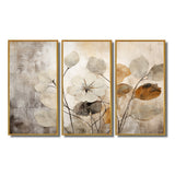 Beige Botanical Impressions III - Split Panel Canvas Art