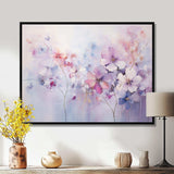 Purple Dreamy Florals I - Abstract Canvas Wall Art