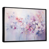 Purple Dreamy Florals I - Abstract Canvas Wall Art