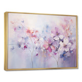 Purple Dreamy Florals I - Abstract Canvas Wall Art