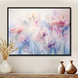 Purple Dreamy Florals II - Abstract Canvas Wall Art