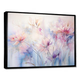 Purple Dreamy Florals II - Abstract Canvas Wall Art