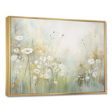 Green Beige Serene Meadows II - Abstract Canvas Wall Art