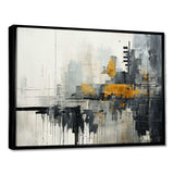 Abstract Cityscape III - Abstract Canvas Wall Art