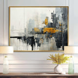 Abstract Cityscape III - Abstract Canvas Wall Art