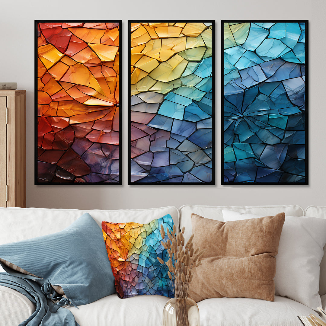 Colorful Mosaic II - Multi-Panels