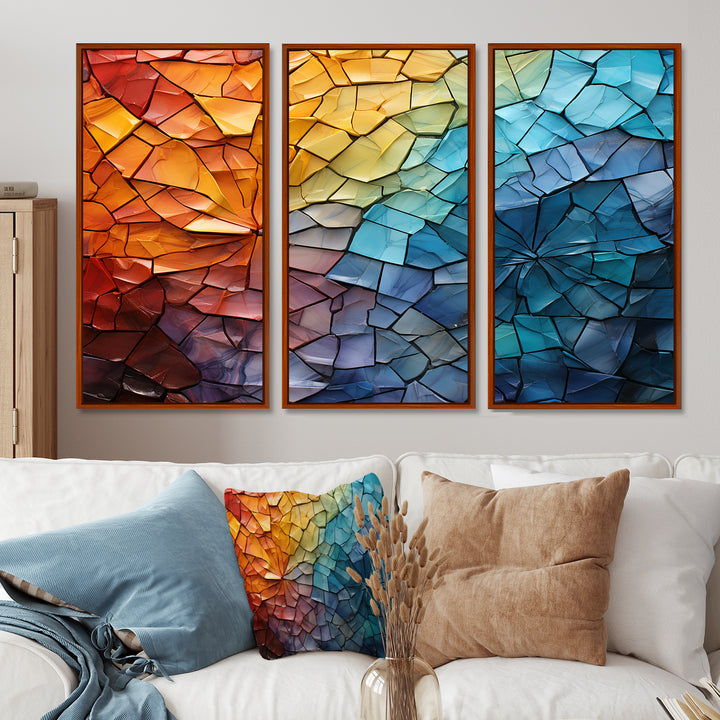 Colorful Mosaic II - Multi-Panels