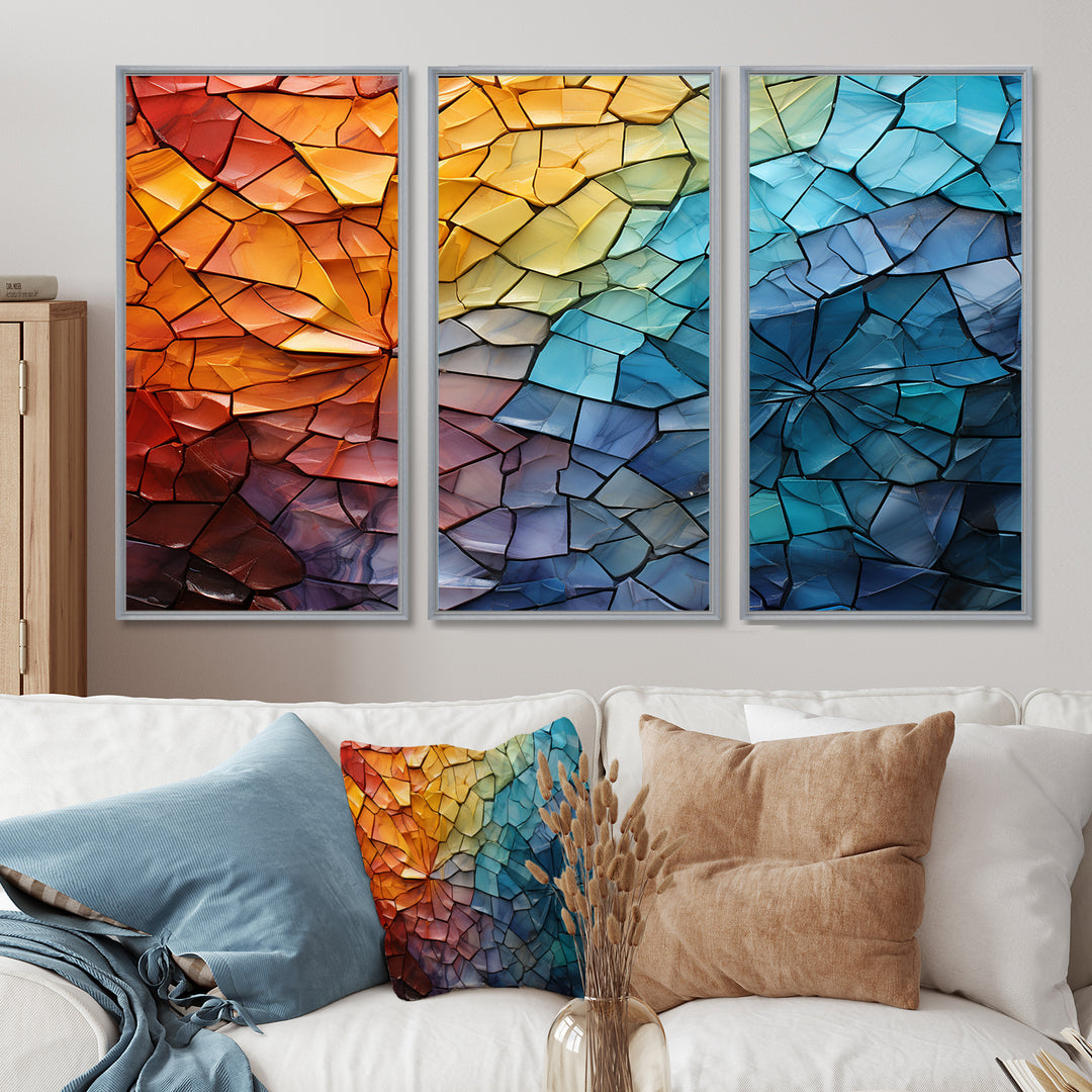 Colorful Mosaic II - Multi-Panels