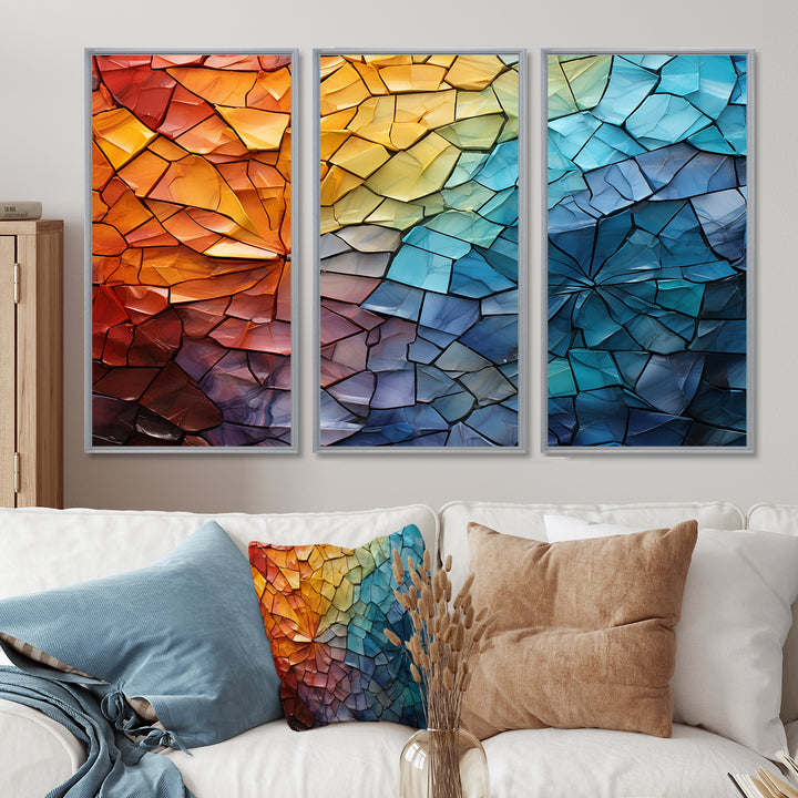 Colorful Mosaic II - Multi-Panels