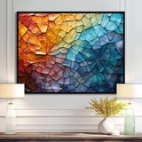 Colorful Mosaic II - Abstract Canvas Wall Art