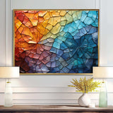 Colorful Mosaic II - Abstract Canvas Wall Art